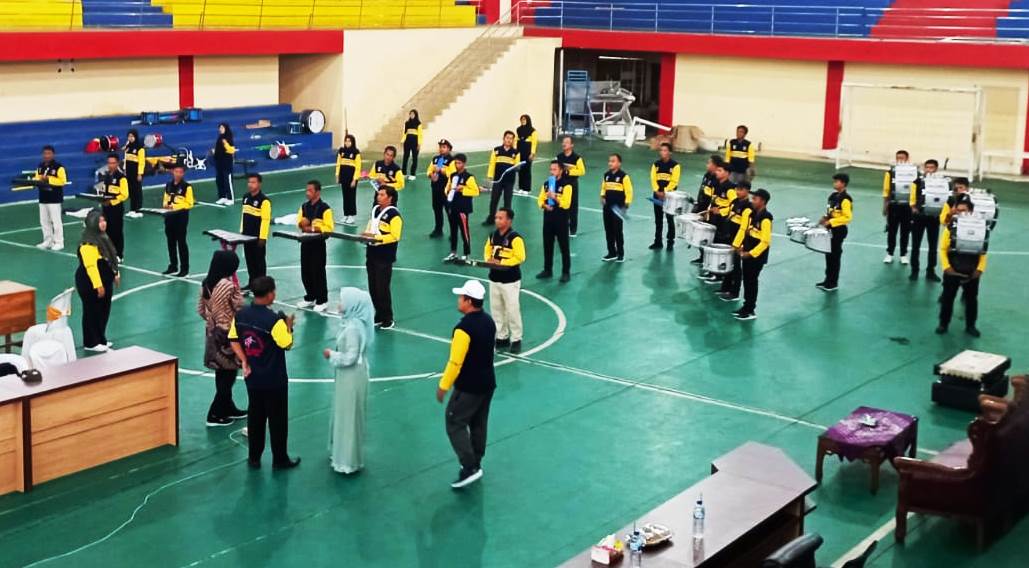 Disparpora Gelar Diklat Puluhan Pelatih Drumband se-Lampung Timur