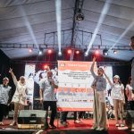 Caleg DPR-RI Ruby saat Konser Gebyar Indonesia Maju di kota Metro