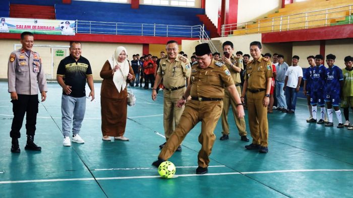 Disparpora Lamtim Gaet Atlet Futsal Pelajar Berbakat