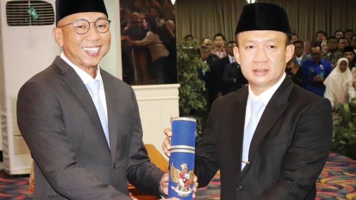 Gubernur Lantik Marindo Kurniawan Sebagai Sekda Provinsi Lampung